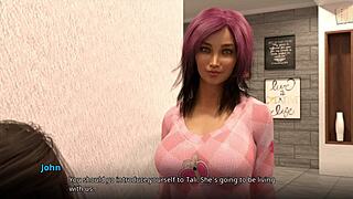 Jamie and Shauna Share a Kiss in Cartoon Anime