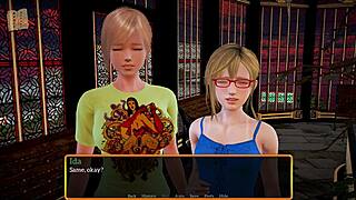 Exploring my new stepfamily in the game