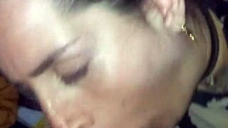 blonde goes deep in hentai blowjob