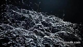 Wow! Sensual Lesbian Chicks Get Sprayed with Pee and Burst Wet Vaginas Using Wild Dildos in Bizarre Play.