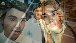 3D visual novel with amateur action