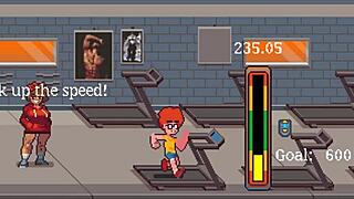 i play gym buddies hentai with muscular girl after training