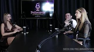 Melhores Momentos da Yasmin Pariz in Sheer Red Massage Scene.