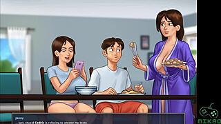 Masturbating to orgasm with a buttplug in Summer heat