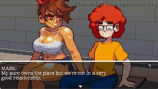 i play gym buddies hentai with muscular girl after training