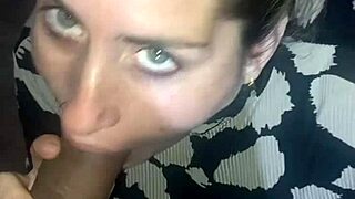 blonde goes deep in hentai blowjob