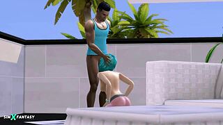 Yuki Behr - Personal Trainer In Wild 3D Cartoon Action