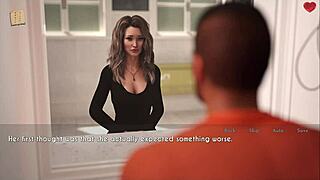 A wife and stepmother in 3D cartoon with missing erotic scenes