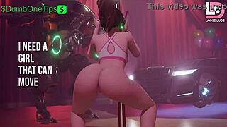 Cartoon porn with 3D animation and anime anal scenes