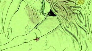 Bold Vintage Erotic Anime Art