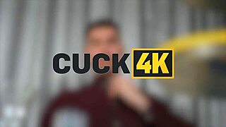 Cuck4k Drama Unfolds with Beautiful Ebony in Interracial Group