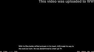 hey, stranded in space with big boobs milf stretching out?