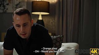 Cuck4k Drama Unfolds with Beautiful Ebony in Interracial Group