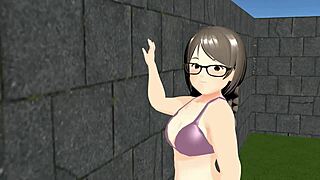 Asian Hentai Animation Features Plump Girl Slamming Hard on Tennis Court with Big Tits