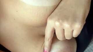 Descriptive Video of Lover Sucking Natural Tits