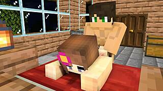 my crush invited me over for doggystyle after school in minecraft