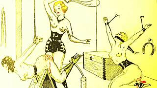 What secrets hide in vintage erotic sketches from the past?
