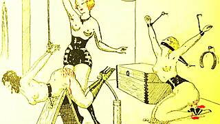 What secrets hide in vintage erotic sketches from the past?