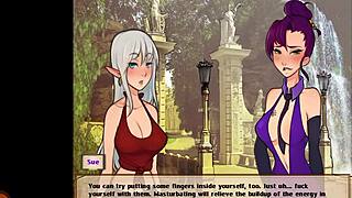 hg wind disciple teases wet pussy in league parody