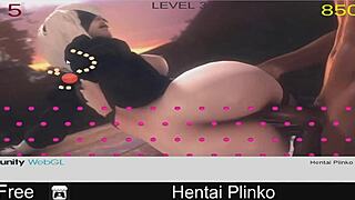 exploring hentai plinko with cartoon characters in emotional anime style