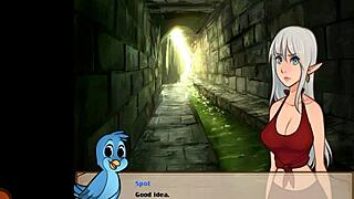 hg wind disciple teases wet pussy in league parody