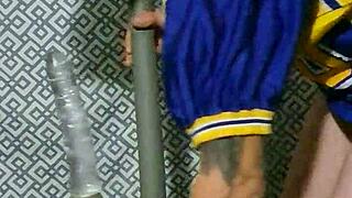 just a guy with a dildo exploring some fun in jersey.