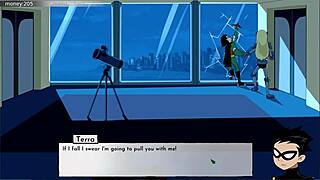 what's terra up to in 18titans episode 54 adventure?