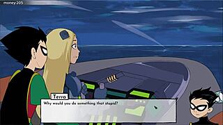 what's terra up to in 18titans episode 54 adventure?