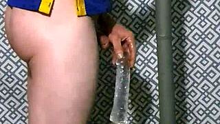 just a guy with a dildo exploring some fun in jersey.