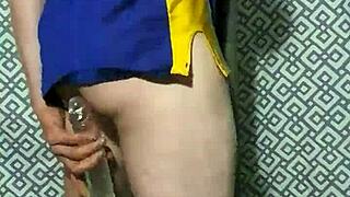 just a guy with a dildo exploring some fun in jersey.