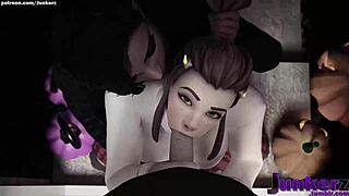 overwatch 2 brigitte only, just chillin’ with some wild anime action tonight