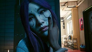 Songbird Laguna Bend Sex Scene in Cyberpunk 2077 Ultra In-Game Settings