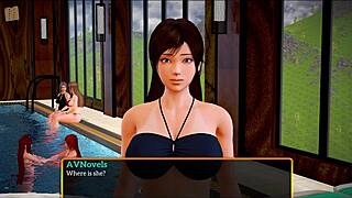 Redhead Milf Dominates in Erotic Homemade Anime Game My New Family 448