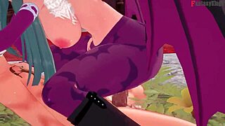 Fking3-D Pilot Chapter 0 - Morrigan fucks in a 3D fantasy world. Full 1hr on Sheer FantasyKing3!