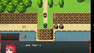 Oh damn, seducing the hot redhead in Harem Hentai Game Ep 1!