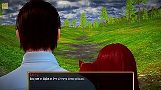 Redhead Milf Dominates in Erotic Homemade Anime Game My New Family 448