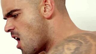 Well Built Athlete Takes It Hard in Bondage