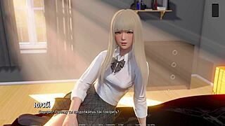 Horny teacher in 3d cartoon gets clothes ripped in wild scene