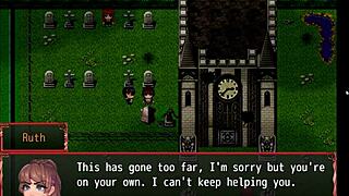 Oh damn, seducing the hot redhead in Harem Hentai Game Ep 1!