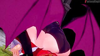 Fking3-D Pilot Chapter 0 - Morrigan fucks in a 3D fantasy world. Full 1hr on Sheer FantasyKing3!