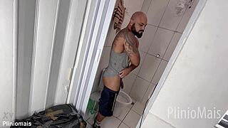 Interracial gay couple enjoys hot anal sex