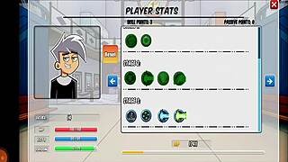 Amity Park's intense 4some dancing night with creampie!