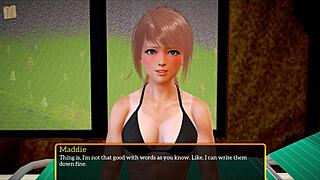 Redhead Milf Dominates in Erotic Homemade Anime Game My New Family 448