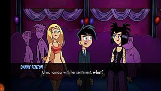 Amity Park's intense 4some dancing night with creampie!