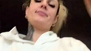 Horny Girl at Gym Shows Sweaty Hard Nipples Through Transparent Shirt