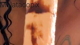 Unbelievable! Realized a Fetish with Breno Licking Every Latina Milf Inch!