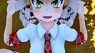 Bengaru Tora anime delivers wild cartoon action in Kemono Friends