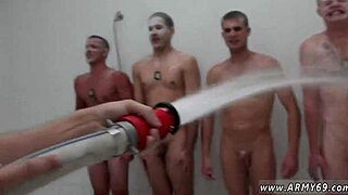 emo gay hazing in the shower leads to intense fucking