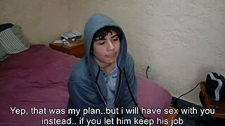 This twink started cheating on his boyfriend on the very first day.