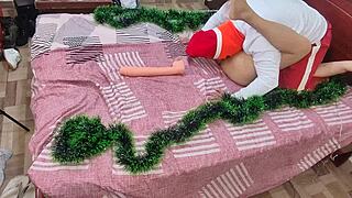 I’m Sucking My Stepmom’s Big Ass and Pussy for Christmas